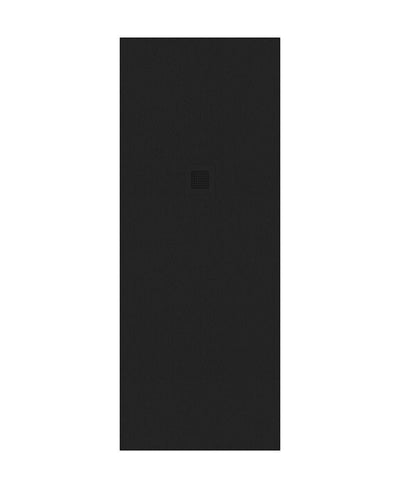 Slate Rectangle 1800X700Mm Shower Tray Black & Waste