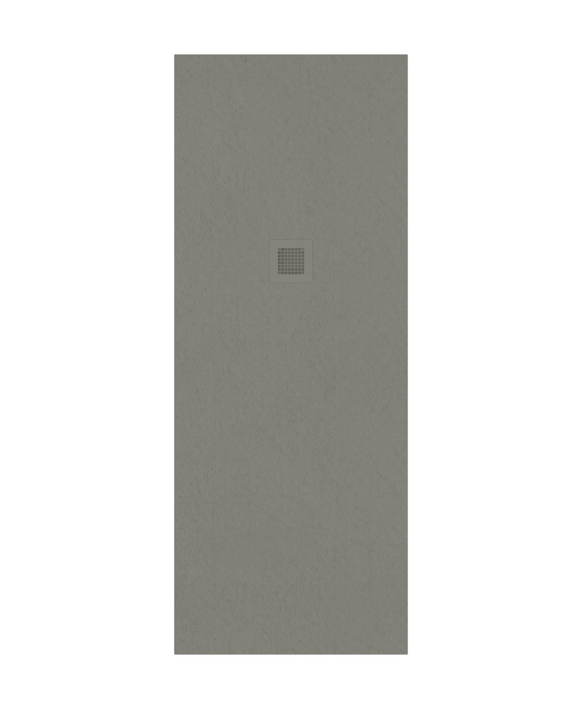 Slate Rectangle 1800X700Mm Shower Tray Taupe & Waste