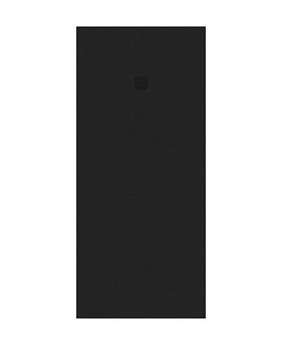 Slate Rectangle 1800X800Mm Shower Tray Black & Waste