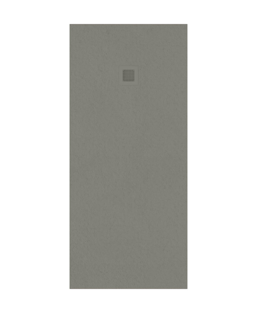 Slate Rectangle 1800X800Mm Shower Tray Taupe & Waste