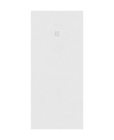 Slate Rectangle 1800X800Mm Shower Tray White & Waste