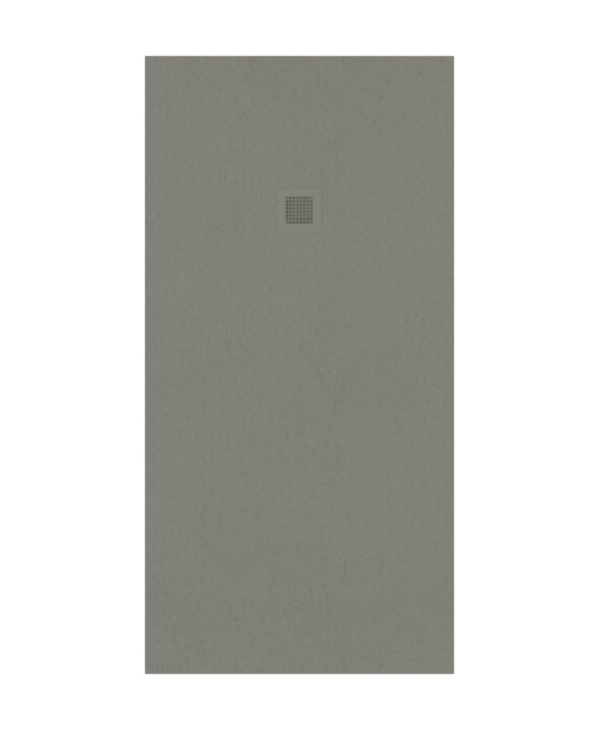 Slate Rectangle 1800X900Mm Shower Tray Taupe & Waste