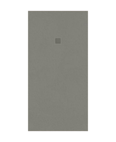 Slate Rectangle 1800X900Mm Shower Tray Taupe & Waste