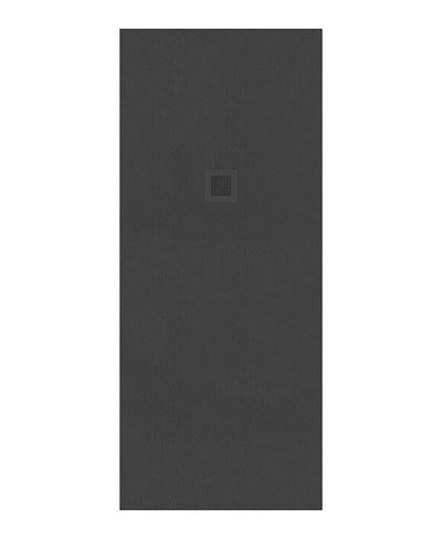 Slate Rectangle 1900X800Mm Shower Tray Anthracite & Waste