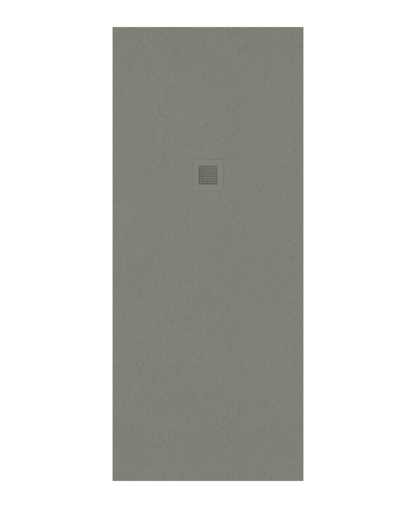 Slate Rectangle 1900X800Mm Shower Tray Taupe & Waste