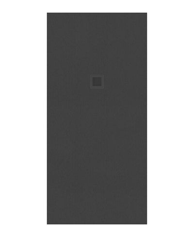 Slate Rectangle 1900X900Mm Shower Tray Anthracite & Waste