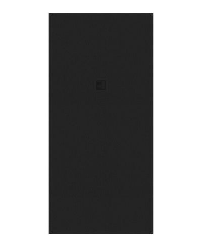 Slate Rectangle 1900X900Mm Shower Tray Black & Waste