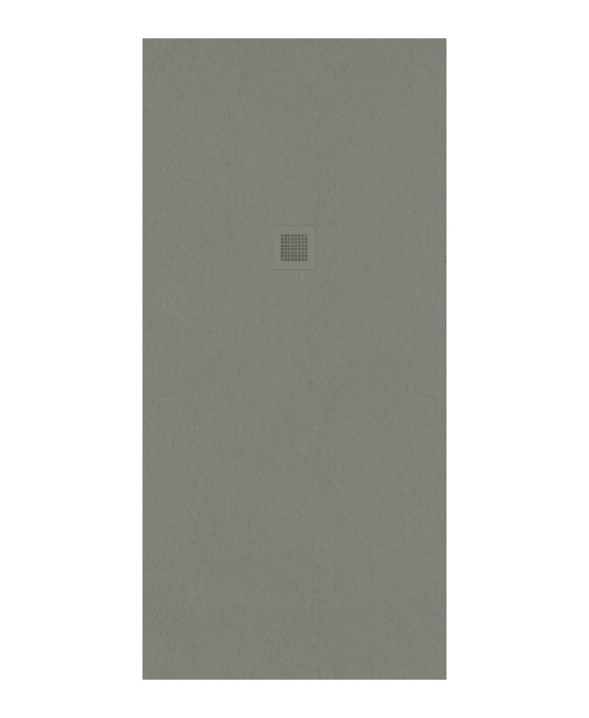 Slate Rectangle 1900X900Mm Shower Tray Taupe & Waste