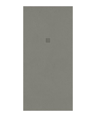 Slate Rectangle 1900X900Mm Shower Tray Taupe & Waste