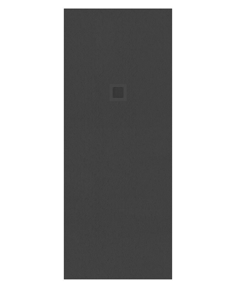 Slate Rectangle 2000X800Mm Shower Tray Anthracite & Waste