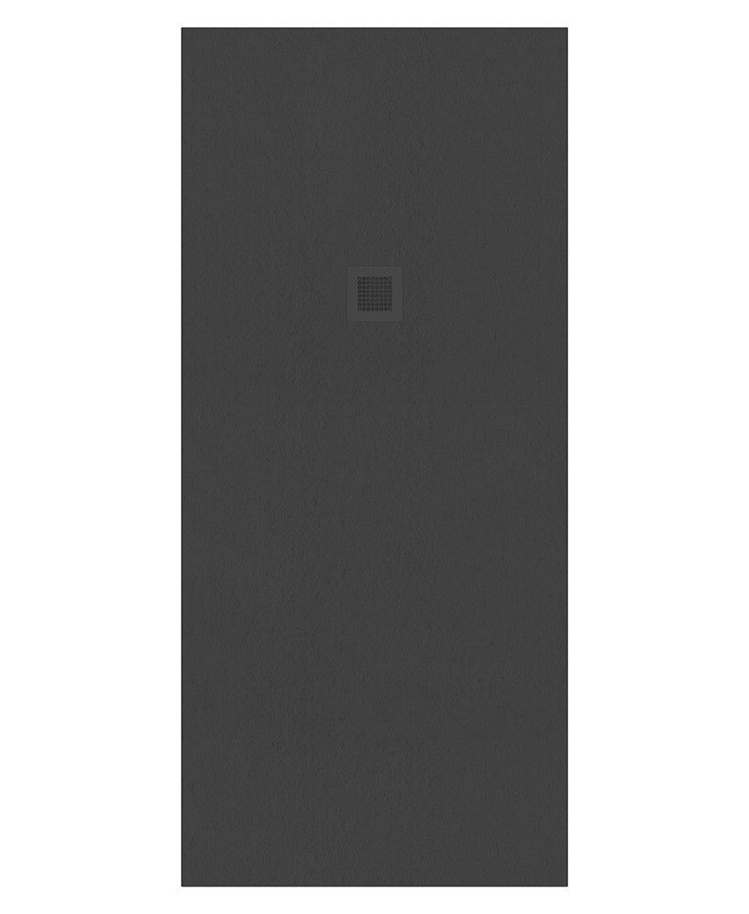 Slate Rectangle 2000X900Mm Shower Tray Anthracite & Waste