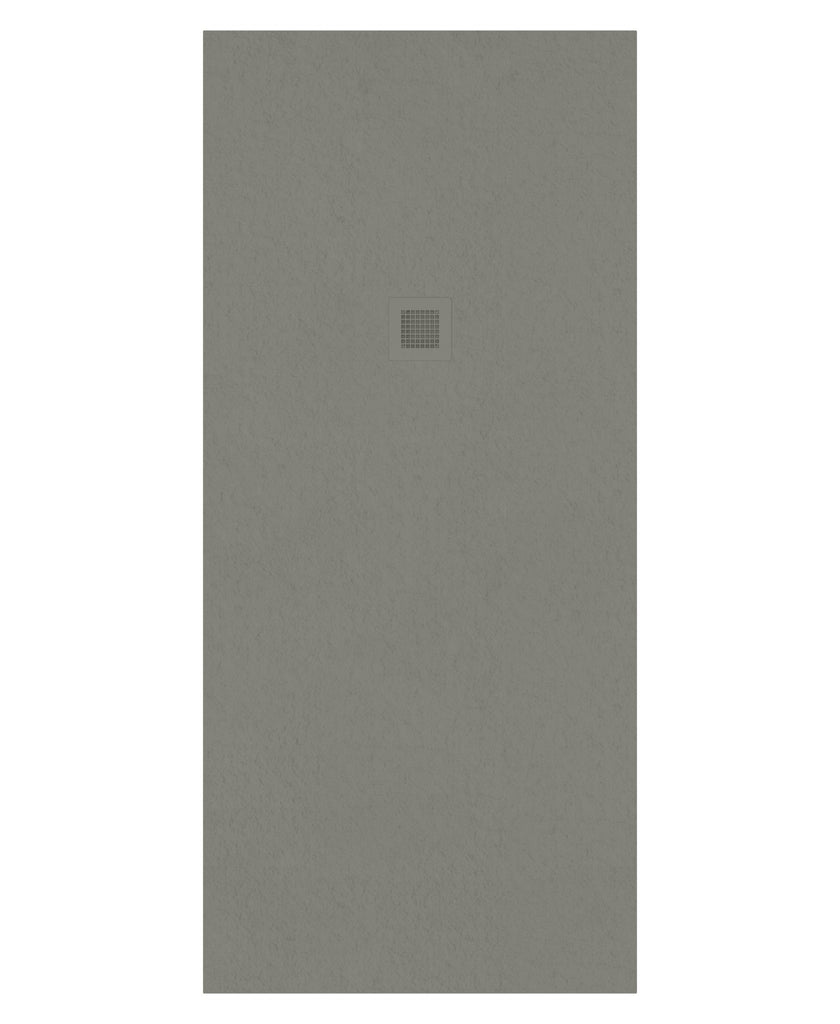 Slate Rectangle 2000X900Mm Shower Tray Taupe & Waste
