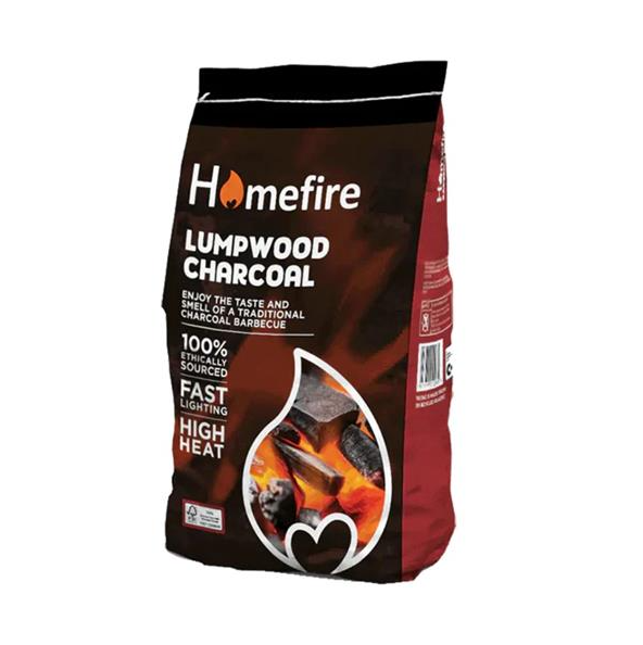 Homefire Charcoal BBQ Lumpwood 4Kg