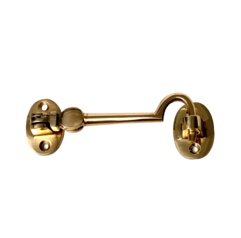 Cabin Hook Brass Victorian 4"