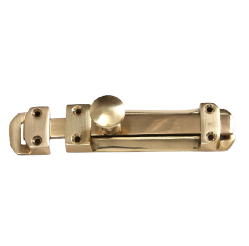 Tower Bolt Brass 6"