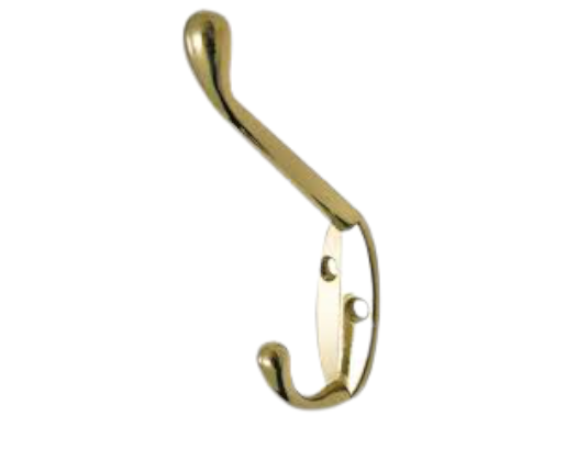 Hat & Coat Hook Brass