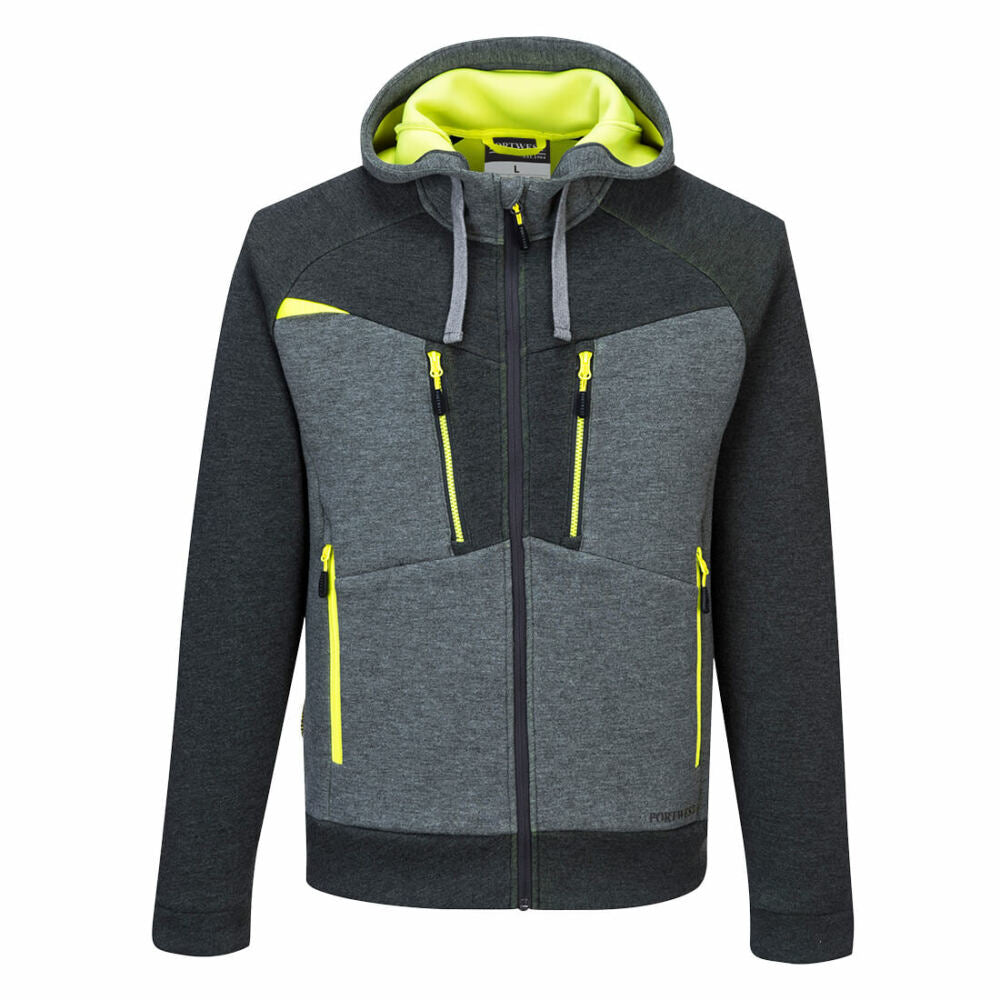 Portwest - DX4 Zipped Hoodie - Metal Grey