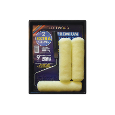 Fleetwood 9\ Classic Roller Set W 3 Sleeves