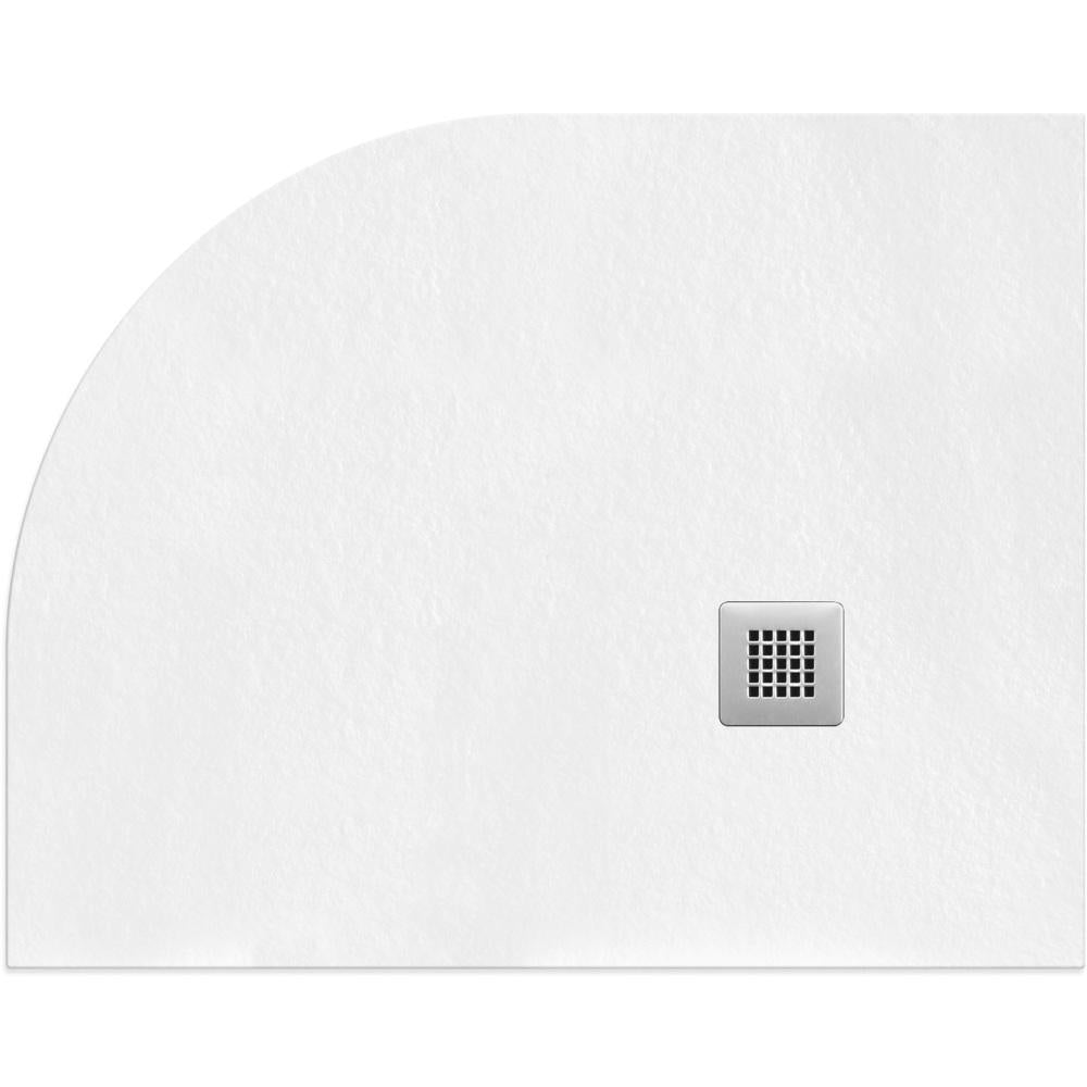 Gemstone Slate LEFT HAND Square Waste White Quadrant 900mm