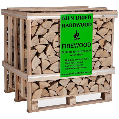 Kiln Dried Birch Firewood Crate - 400kg