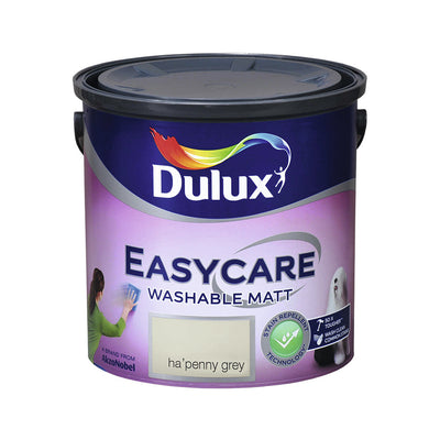 Dulux Easycare Matt Ha'penny Grey 2.5L
