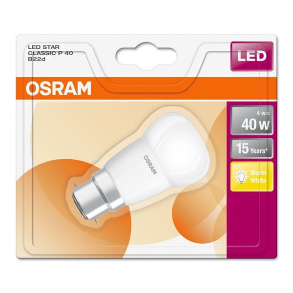 4W (40W) B22 Led Golf Ball Frosted Fili W/W
