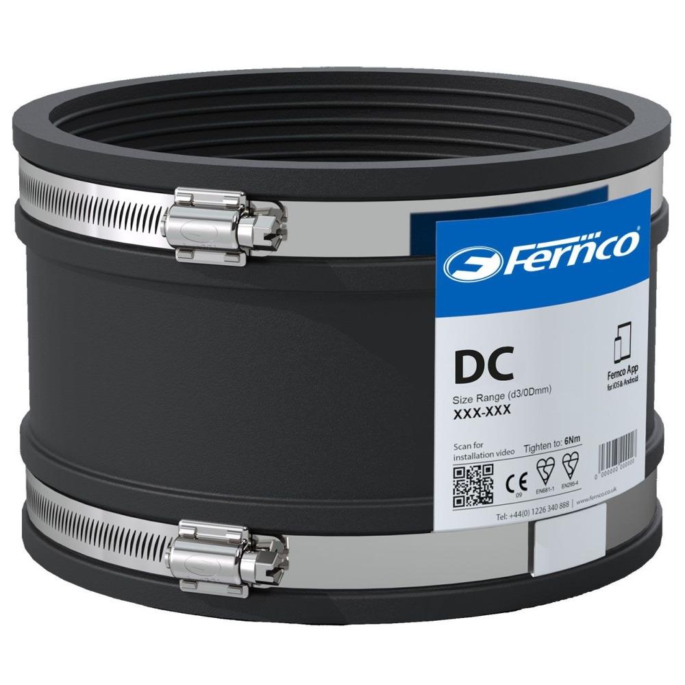 Drain Coupling EPDM 304 150-165mm