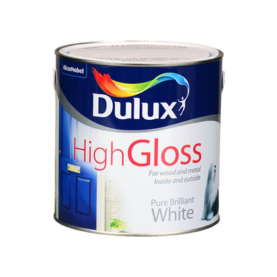 Dulux High Gloss Pure Brilliant White 2.5L