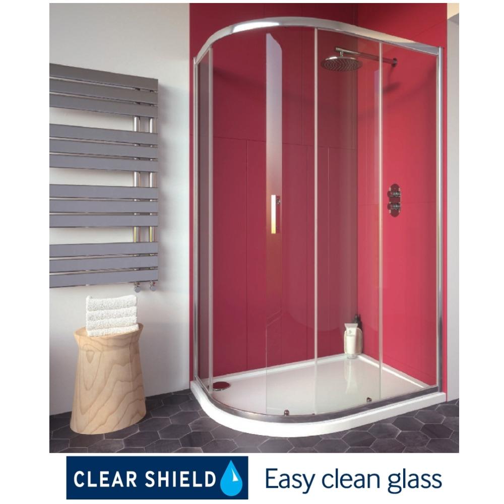 City Plus Offset Quadrant Single Door - 11000 x 800mm