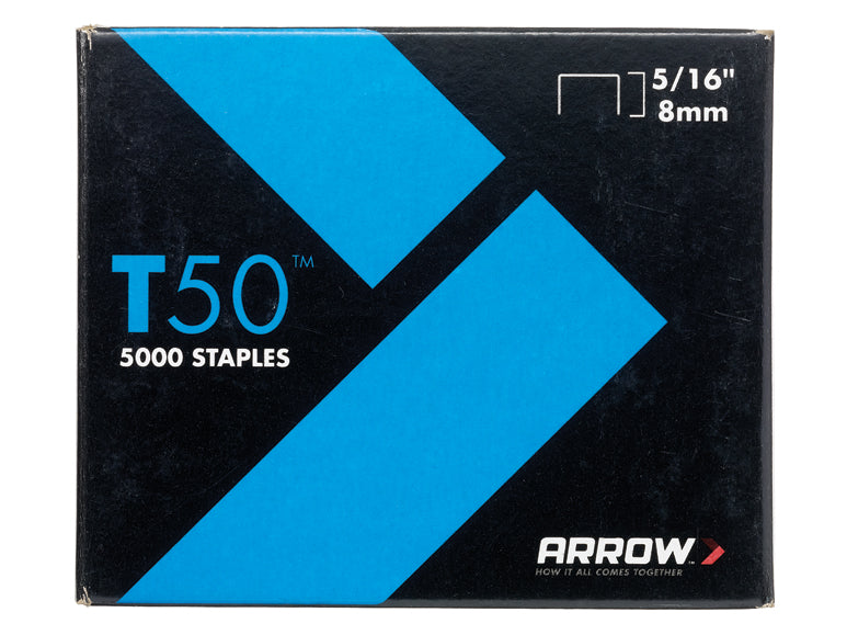 T50 Staples 8mm (5/16in) (Pack 1250)