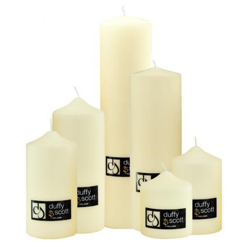 Ivory Pillar Candle 250x100mm