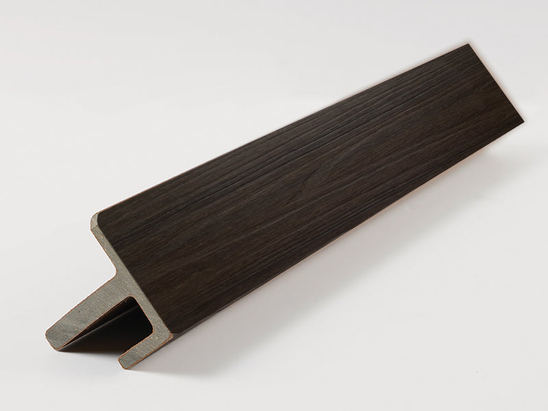 Ultrashield Walnut End Trim For Traditional Cladding Board (47.5 X 47.5 X 3000Mm)