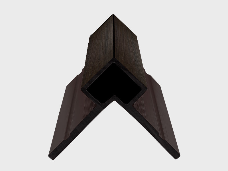 Ultrashield Walnut External Corner For Contempary Cladding (145 X 112.5 X 3000Mm)
