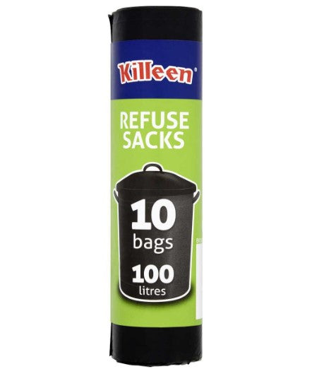 Killeen 10 Sack Flattop Refuse Sacks