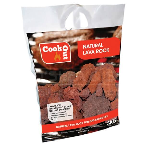 Gas BBQ Lava Rock 3kg