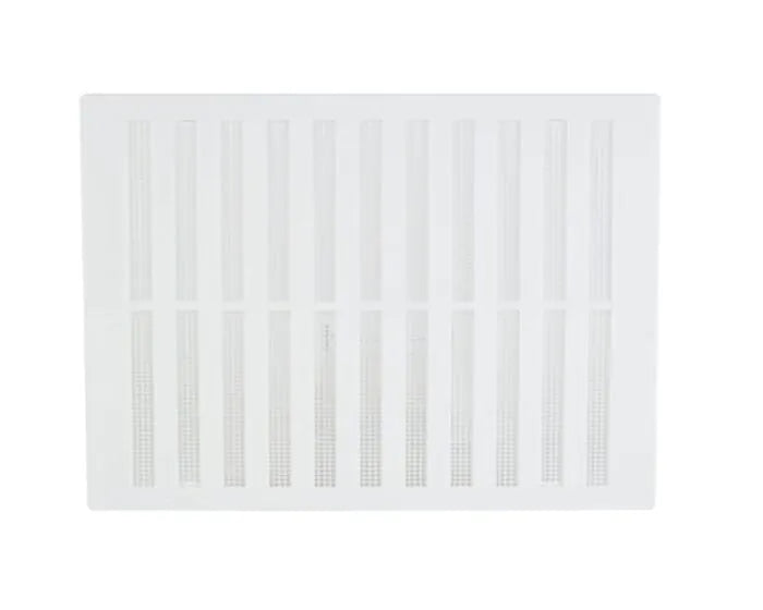 Hit & Miss Vent White - (HM85FBG) 9in x 6in