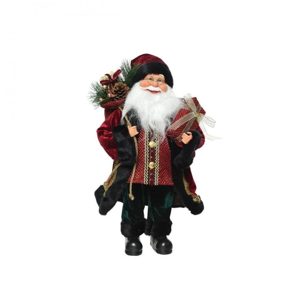 Kaemingk B.V - Red Santa with Fur Coat - 60cm