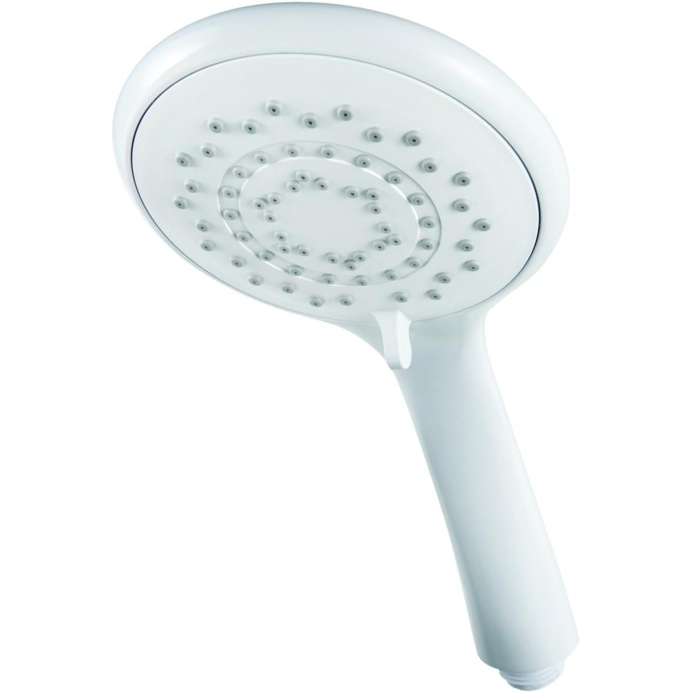 White 5 Position Shower Head