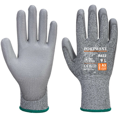 Portwest - MR Cut PU Palm Glove - Grey