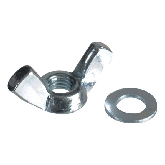 ForgePack Wing Nut & Washer M10 ZP 8 Pack