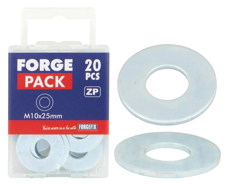 ForgePack Flat Washer M10x25mm (Pack20)
