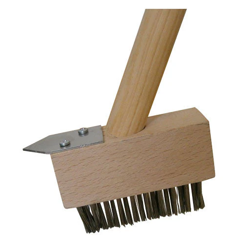 Wooden Block Paving Brush