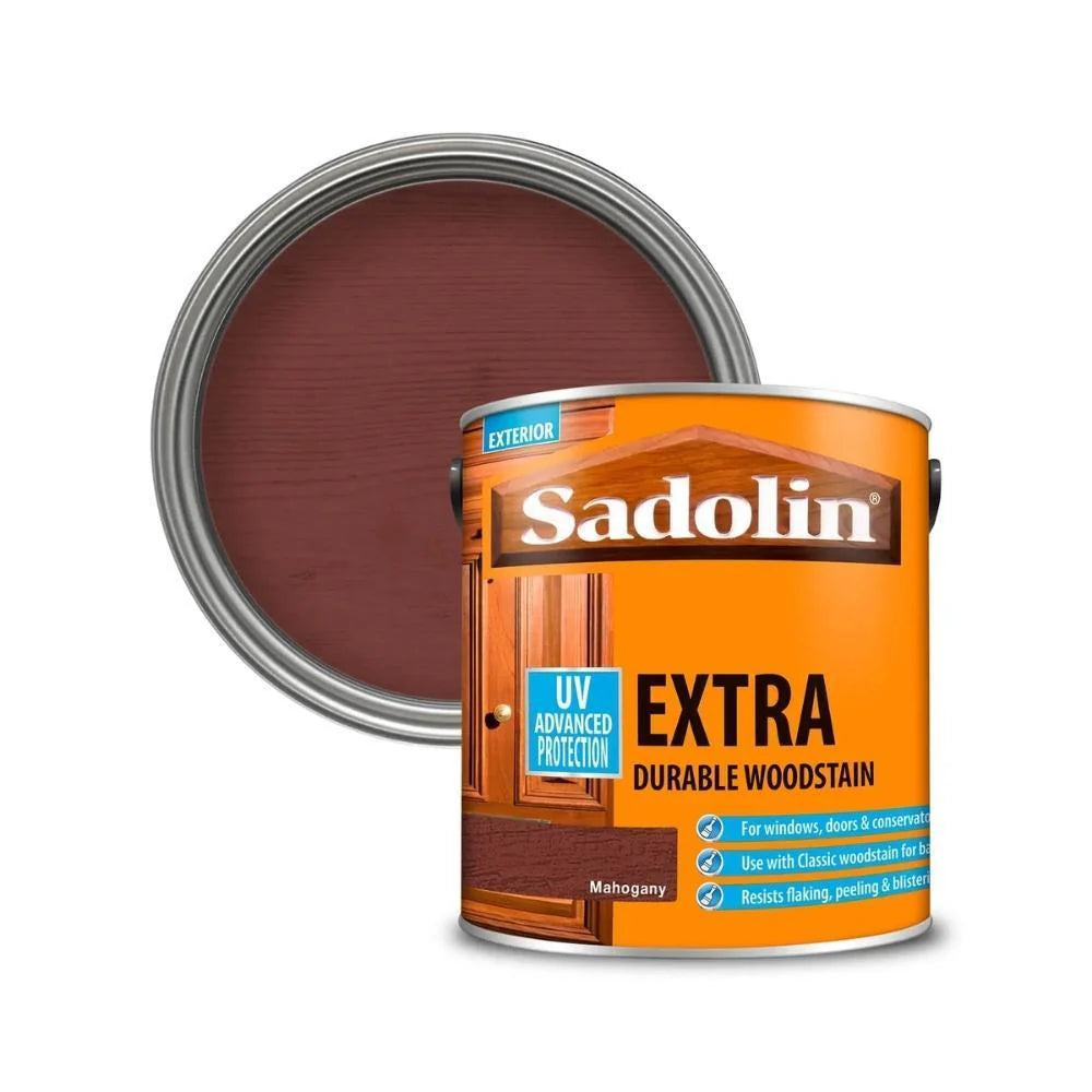 2.5l Mahogany Sadolin Extra Durable Woodstain