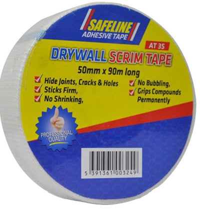 Safeline - Self Adhesive Drywall Scrim Tape 50mm x 90m