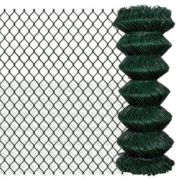 5' X 2" X 25m Green Pvc Chainlink