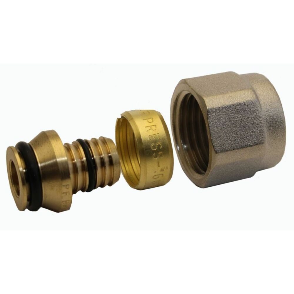 PF Press - 14.7/15mm x 16mm PFP Nut & Ins Adapt to Copper Comp