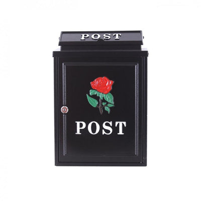 Post Zone - Red Rose Diecast Post Box