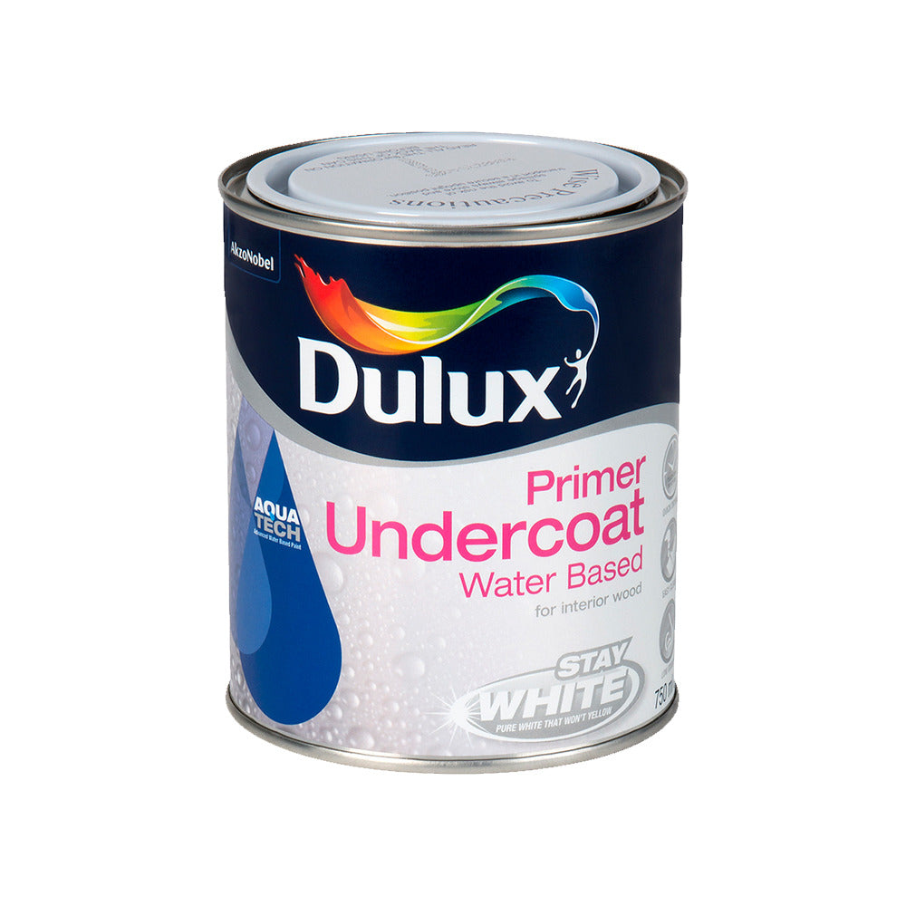 Dulux WB Undercoat Pure Brilliant White 750ml