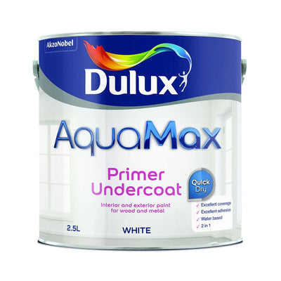 Dulux Aquamax Primer Undercoat White 2.5L