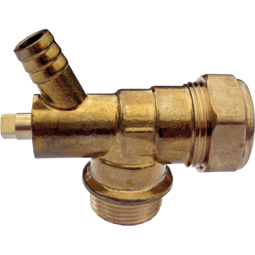 South Coast Brass - 1\ Combined Mi Elbow & Drain Off 871